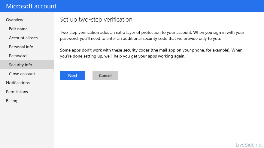 Microsoft two step verification Microsoft two step verification