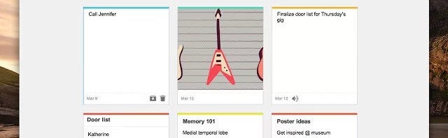 Google Keep now available in Chrome