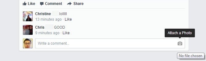 Facebook now lets you reply with a photo