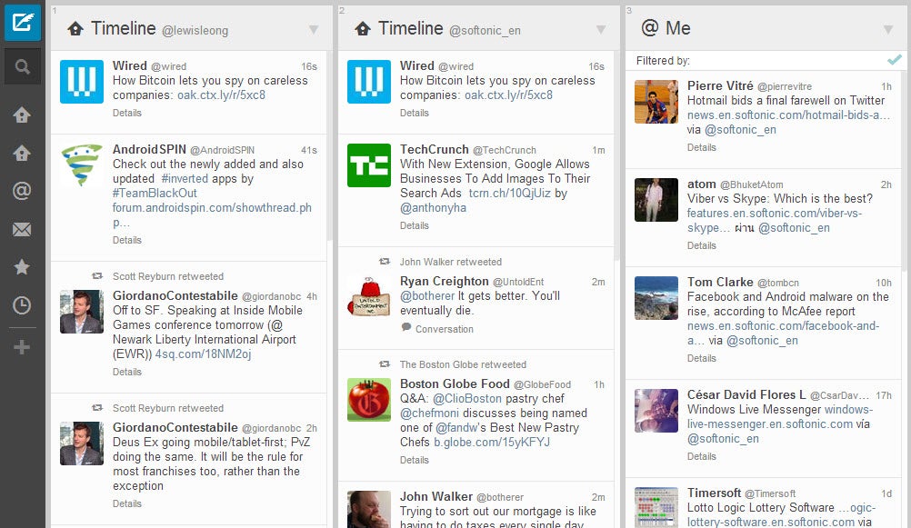 tweetdeck redesign