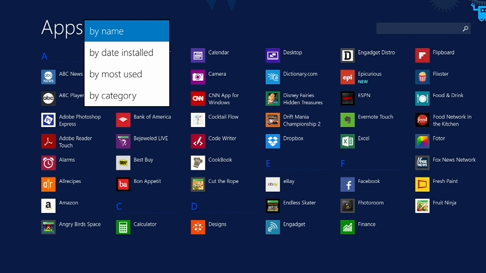 all apps improvements