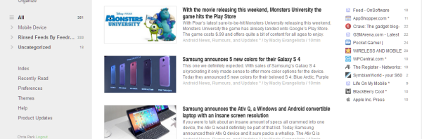 Import RSS file into Feedly with Google Reader before July 1, 2013
