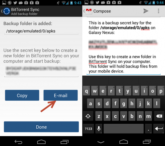 email code