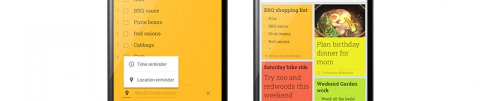 Google Keep note-taking app finally gets reminders