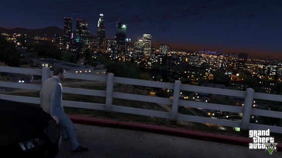 GTAV los santos skyline