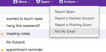 not my email