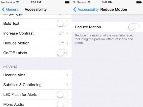 reduce motion