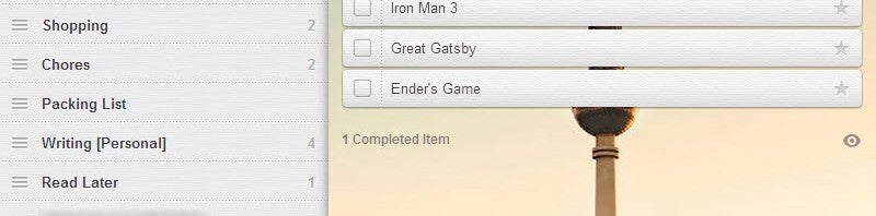 wunderlist chrome app