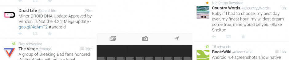 Latest Twitter for Android beta features new UI