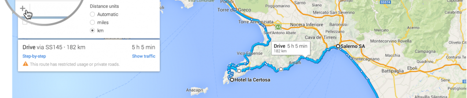 google maps multiple destinations