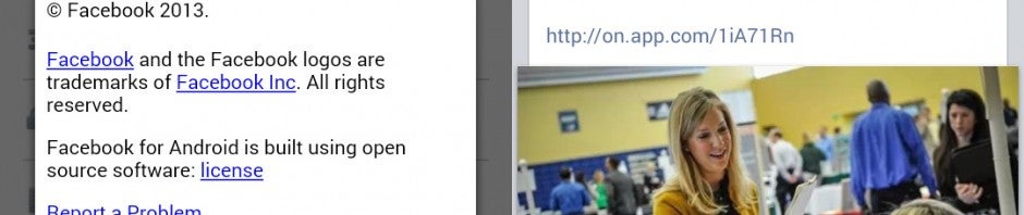 Facebook for Android test build reveals flat redesign