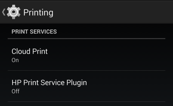 android 4.4 kitkat printing