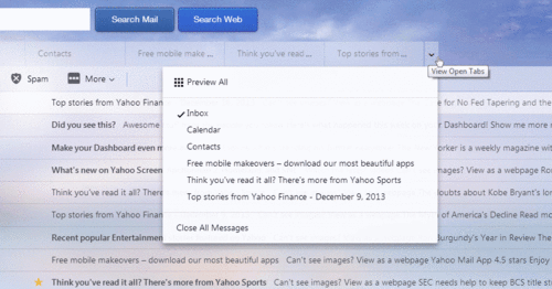 Yahoo! Mail reintroduces tabs - Softonic