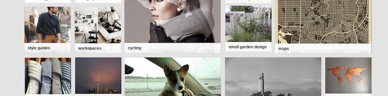 Interests pinboard