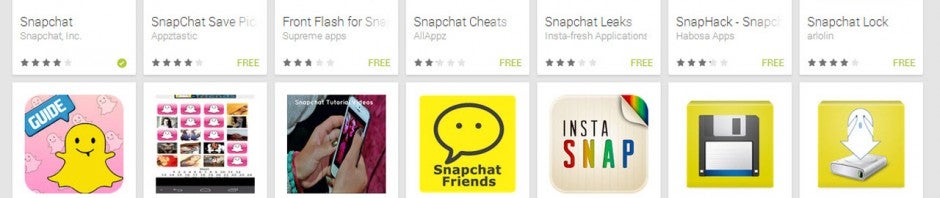 Third-party Snapchat apps header