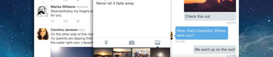 Twitter for iOS header