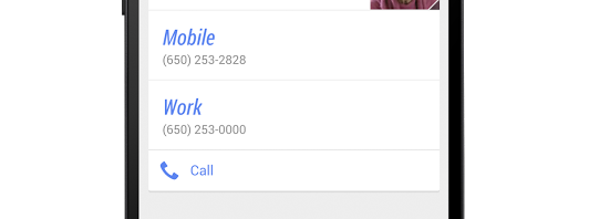 Google Now Call Mom