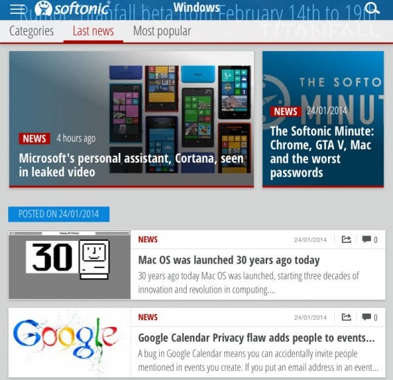 Check out Windows news, even for your iPad