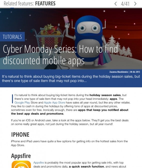 Find out about great app deals