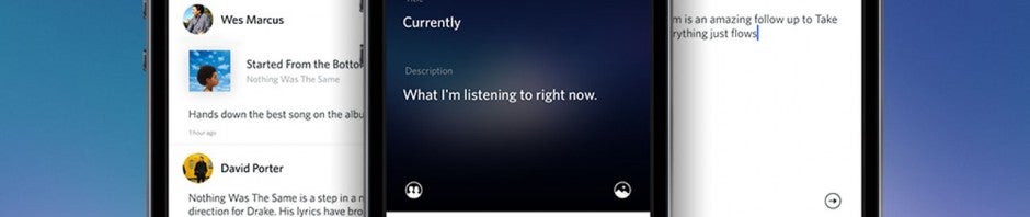 Rdio for iOS update header