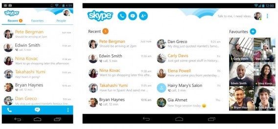 Skype for Android update