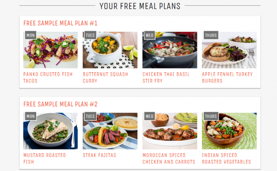 A meal planning service