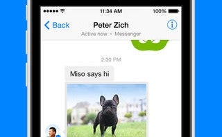 FB Messenger selfie