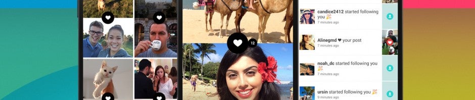 Frontback for Android header