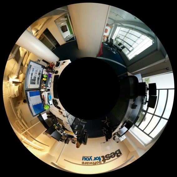 Google Camera panorama tiny planet