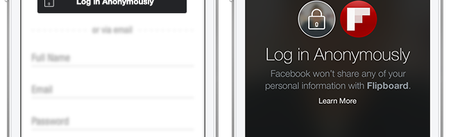 Facebook now allows anonymous logins for third-party apps
