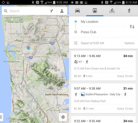 Google Maps Android via Android Police