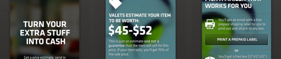 eBay Valet for iPhone helps you sell things for a steep price