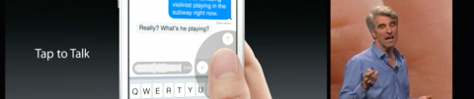 iMessages for iOS 8 supports voice and video