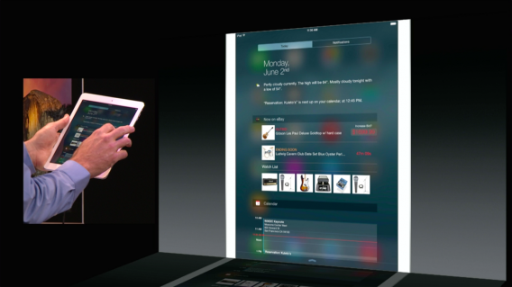 iOS 8 widgets