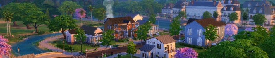 The Sims 4 rocket town header image