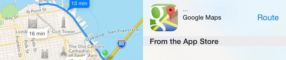 Apple Maps in iOS 8