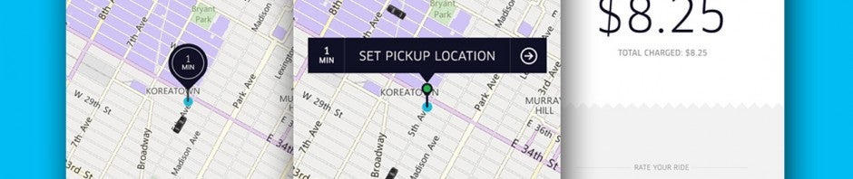 Uber for Windows Phone header