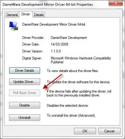 Rollback Driver