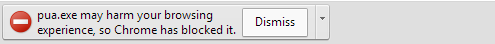 Chrome block deceptive software