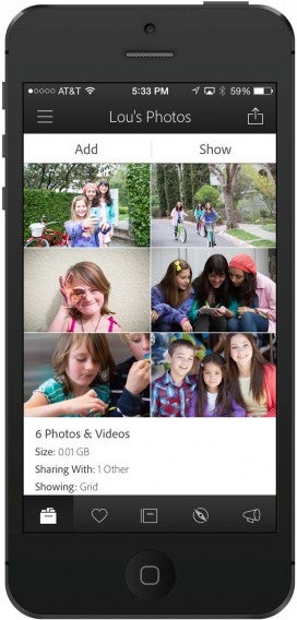 Mobile Connectivity Adobe Revel for iPhone