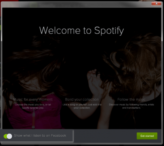 spotify disable facebook sharing