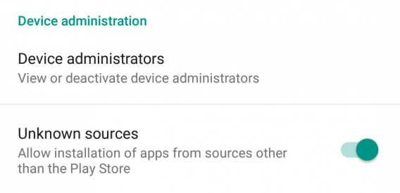 android 5.0 lollipop device administrators
