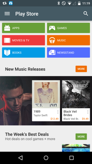 android 5.0 lollipop google play store