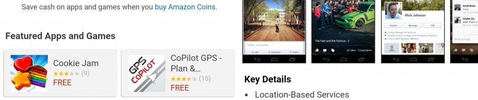 Amazon sneaks its Android Appstore into its main app
