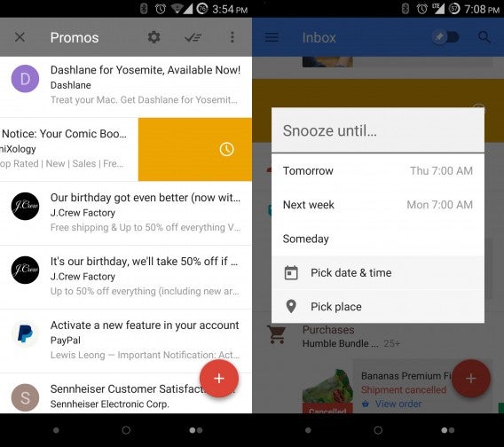 Google Inbox combined Google Inbox combined