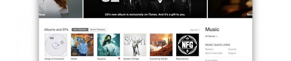 Apple redesigns iTunes Store before OS X Yosemite launch