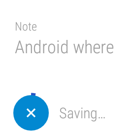 Android Wear google keep