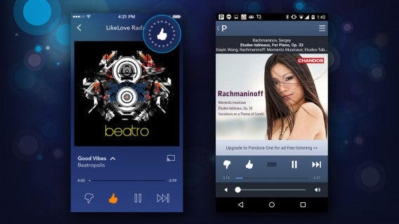Pandora redesign header