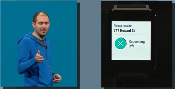 android wear lyft