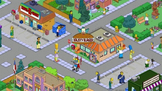 the simpsons tapped out